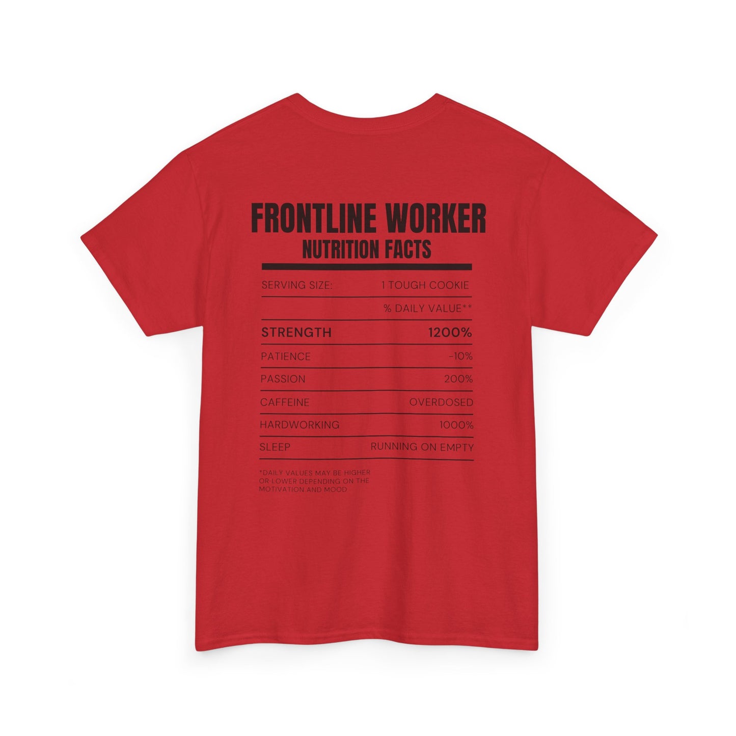 Frontliner Worker Nutrition Facts