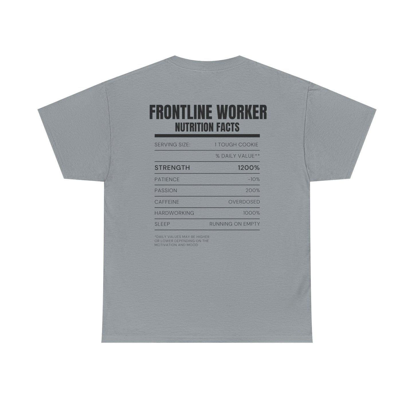 Frontliner Worker Nutrition Facts