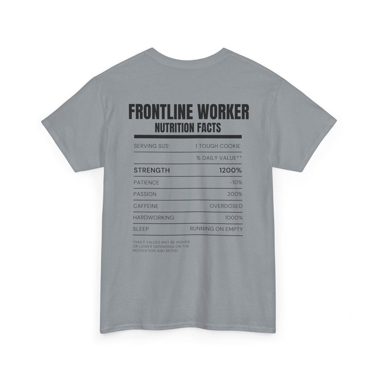 Frontliner Worker Nutrition Facts