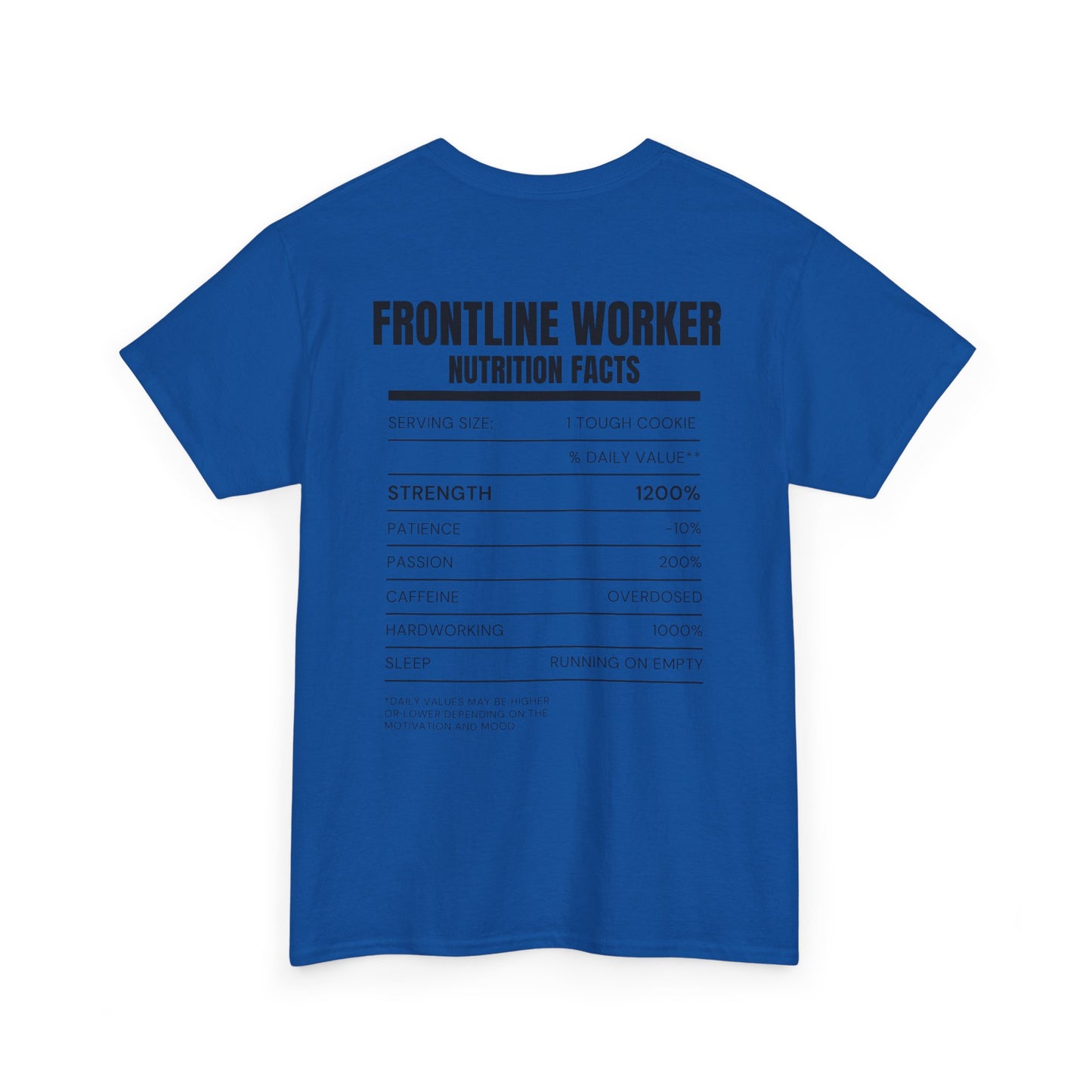 Frontliner Worker Nutrition Facts
