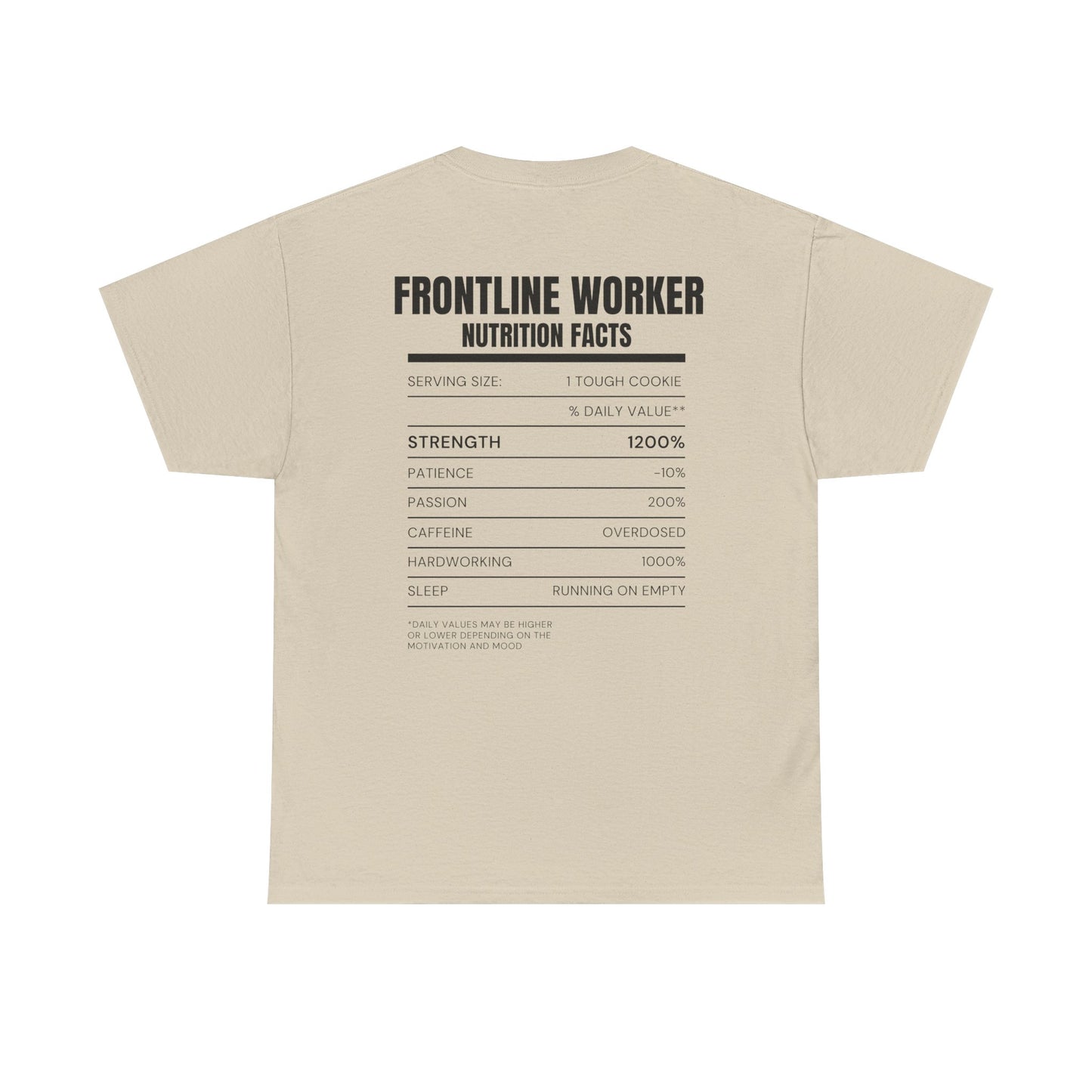 Frontliner Worker Nutrition Facts