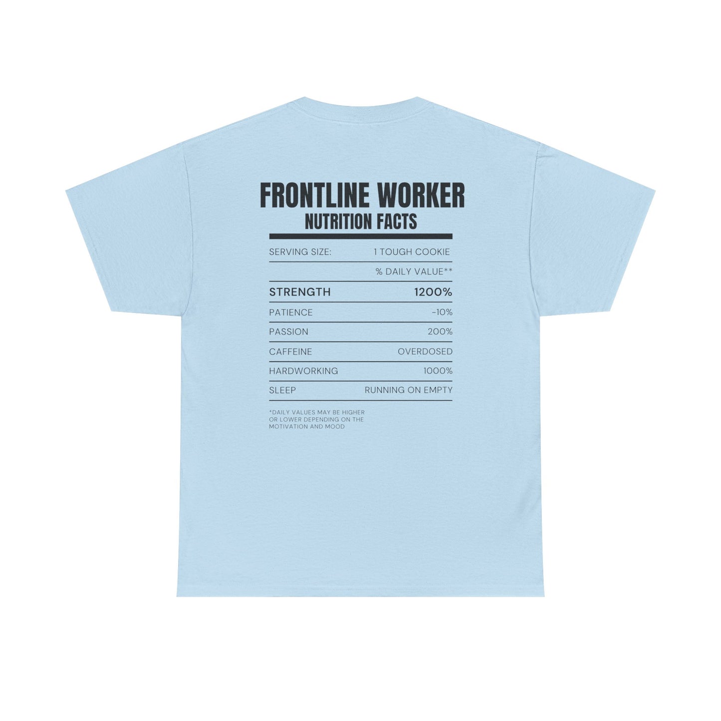 Frontliner Worker Nutrition Facts