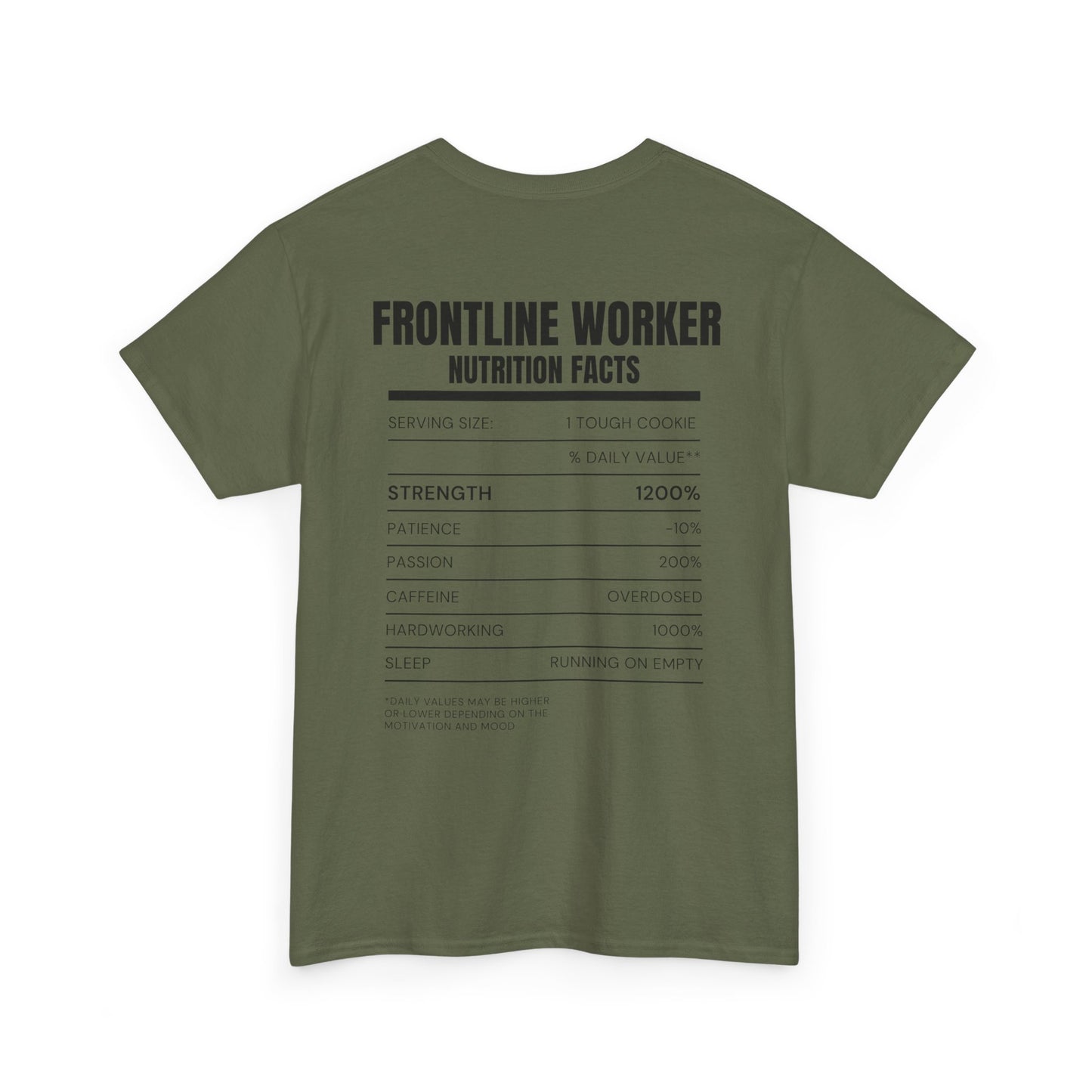 Frontliner Worker Nutrition Facts