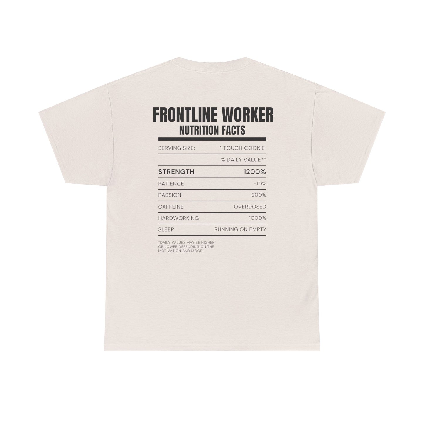 Frontliner Worker Nutrition Facts