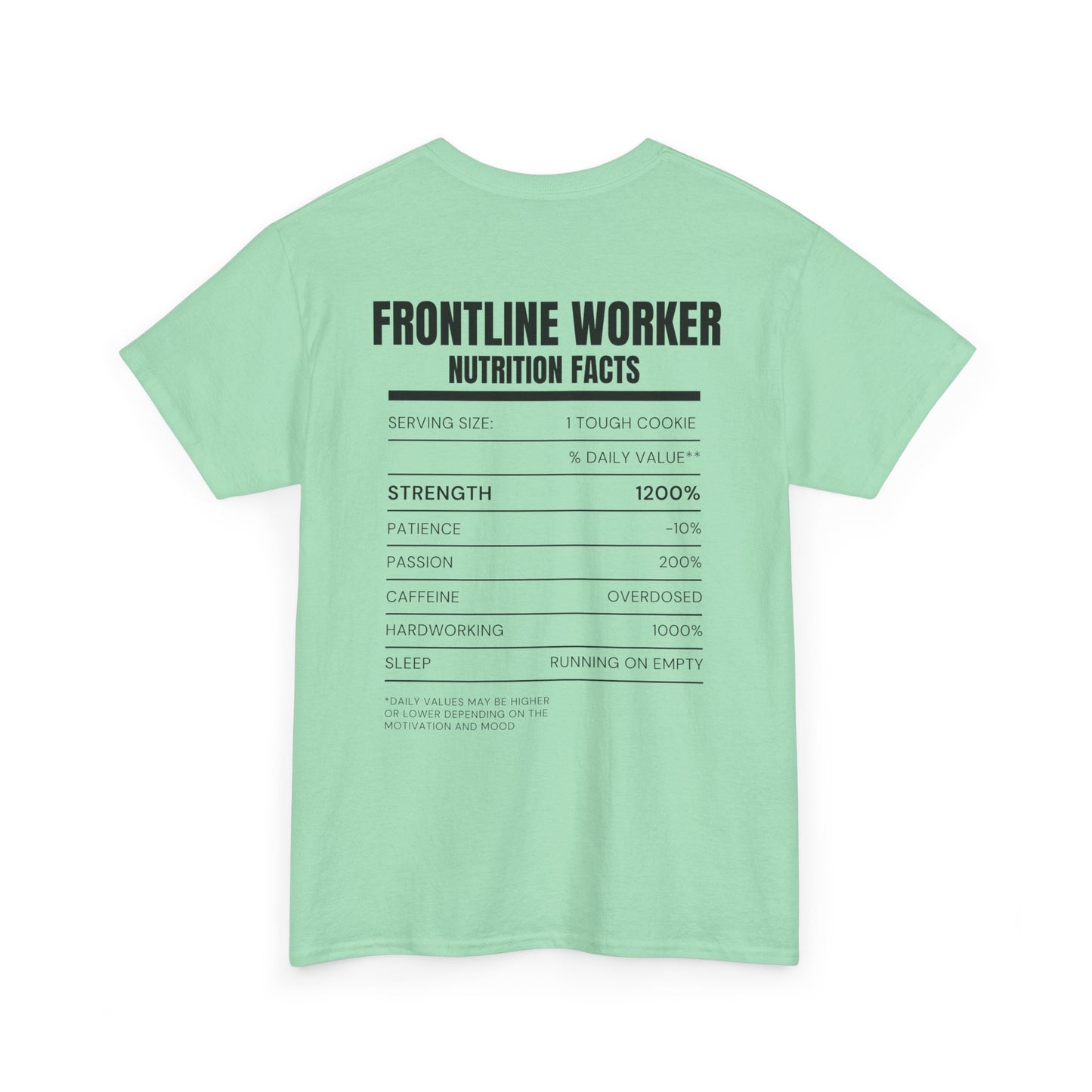 Frontliner Worker Nutrition Facts