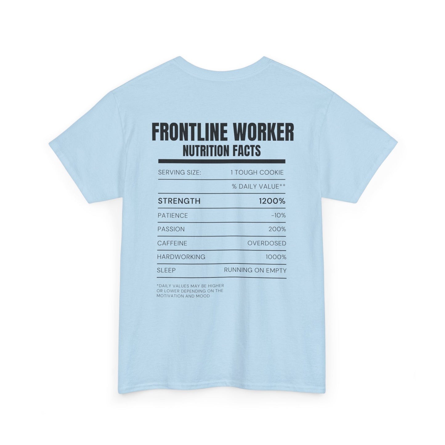 Frontliner Worker Nutrition Facts